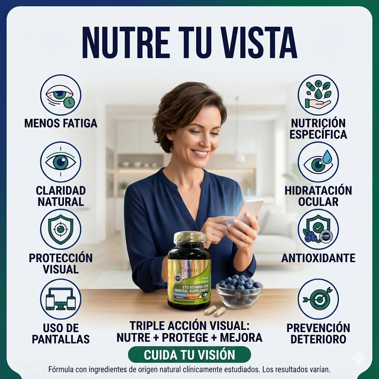 ZOOONE X 90 CAPS Suplemento para ojos