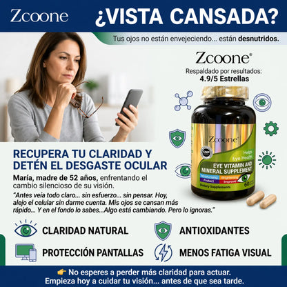 ZOOONE X 90 CAPS Suplemento para ojos