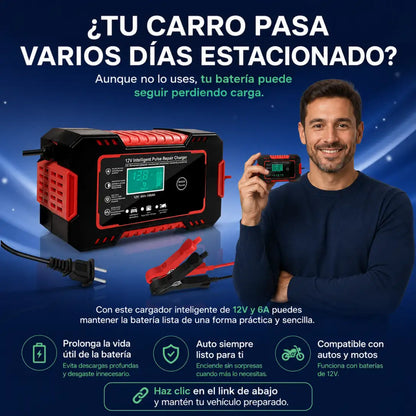 Cargador bateria 12V 6A