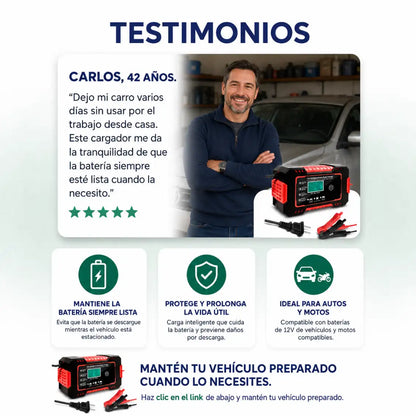 Cargador bateria 12V 6A