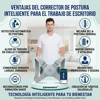 Corrector De Postura Inteligente Unisex